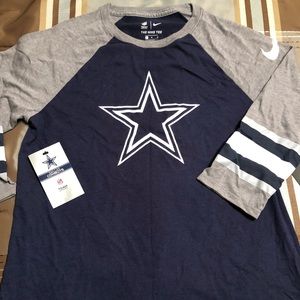 Nike women’s Cowboys tee 3/4 sleeves